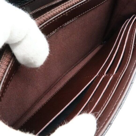 CHANEL CC Classic Caviar Flap Wallet Quilted Leather Chain Purse Black - Picture 9 of 14